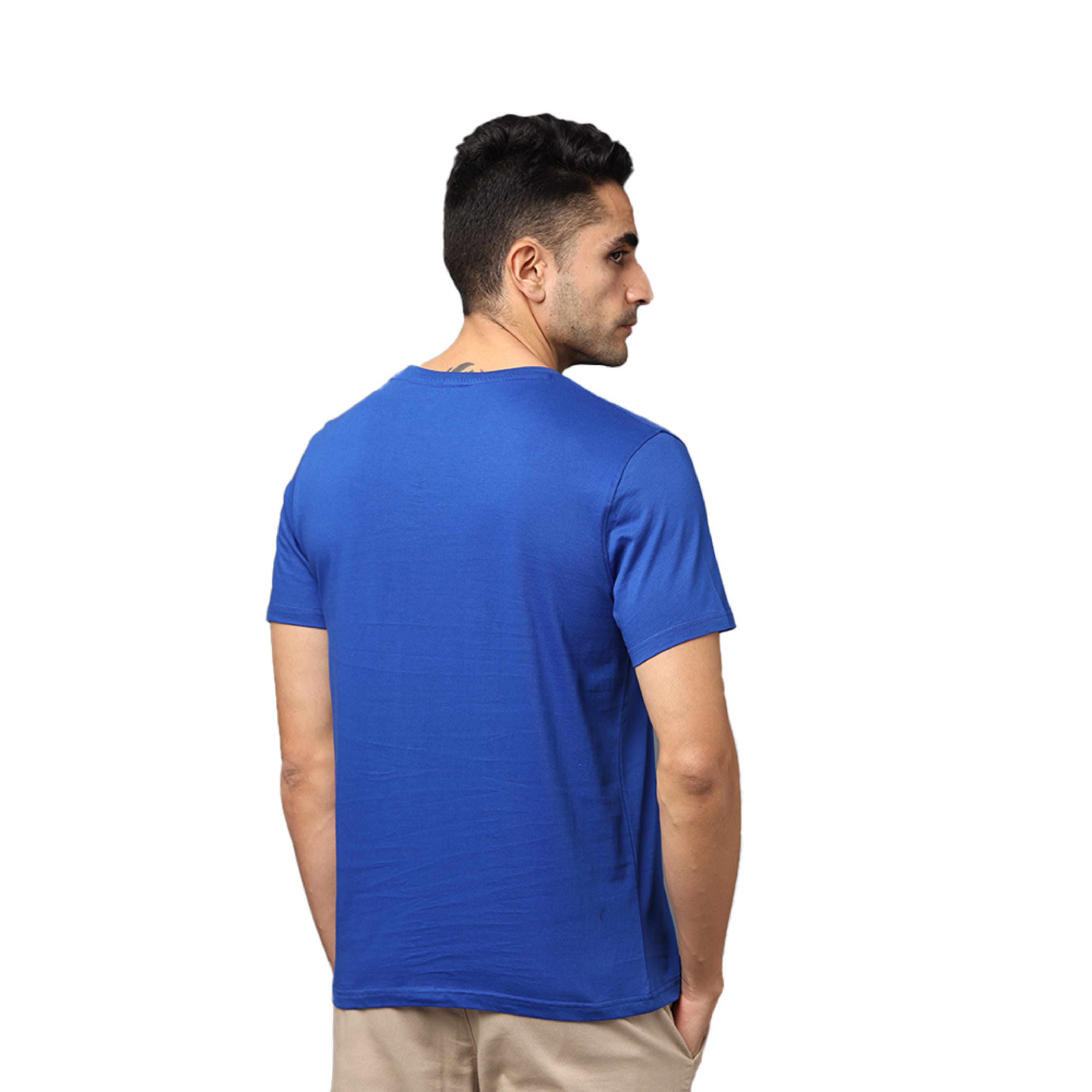 Men's Round Neck A1 T- Shirt- Royal Blue
